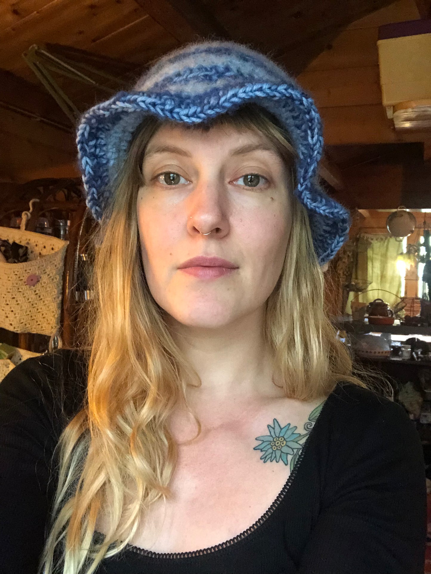 Crochet Bowler Hat