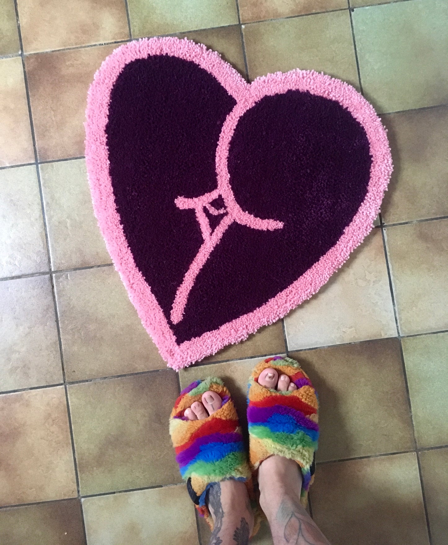 Peachy rug